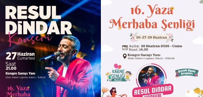 Gölcük’te Yaz Coşkusu 16. Yaza Merhaba Şenliği ile Başlıyor