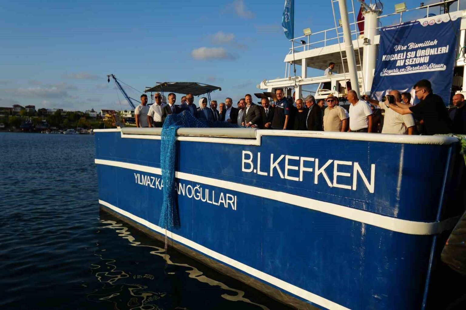 Kefken Limanı'nda su ürünleri av sezonu açılışı